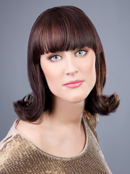 1960s flip hairstyle