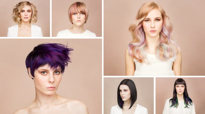 High-end haircuts and hair coloring