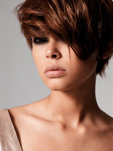 Elegant short hairstyle