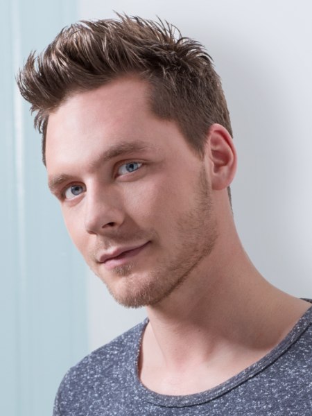Sporty haircut for men