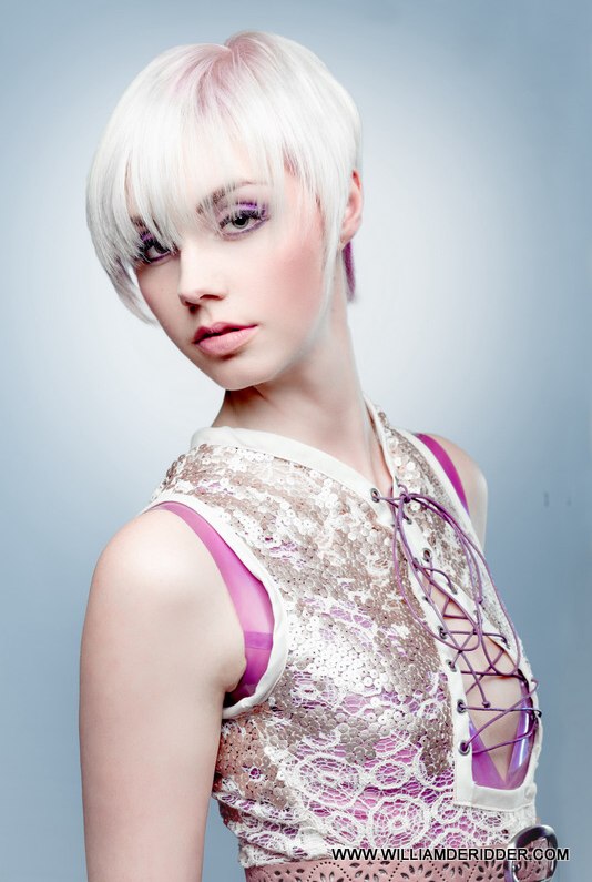 Easy to wear fashion pixie cuts with pastel hair colors