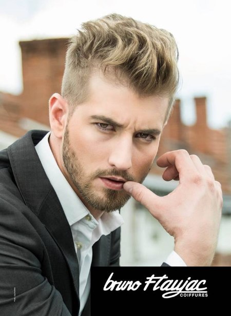 Highlighted hair for modern men