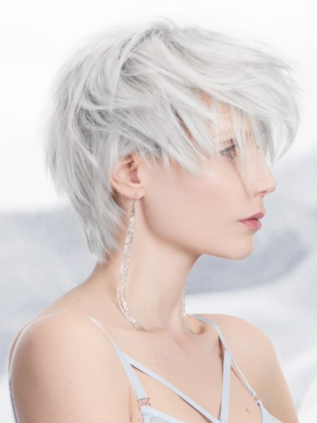 Silver hair