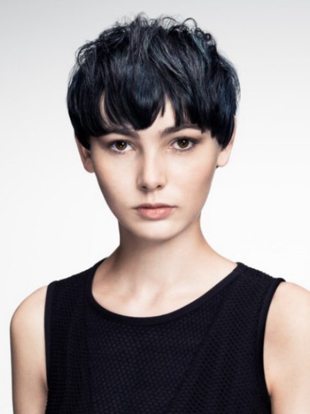 Stylish short haircut