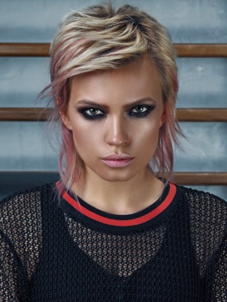 Dynamic medium-length haircut