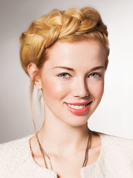 Modern braided hair