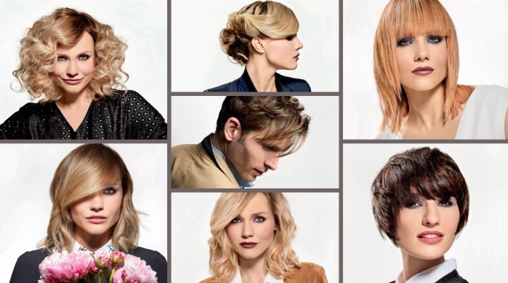 Classy short and medium-length hair
