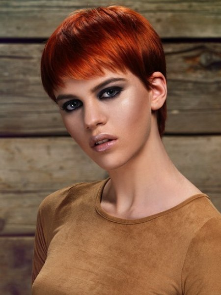 Pixie for copper red hair