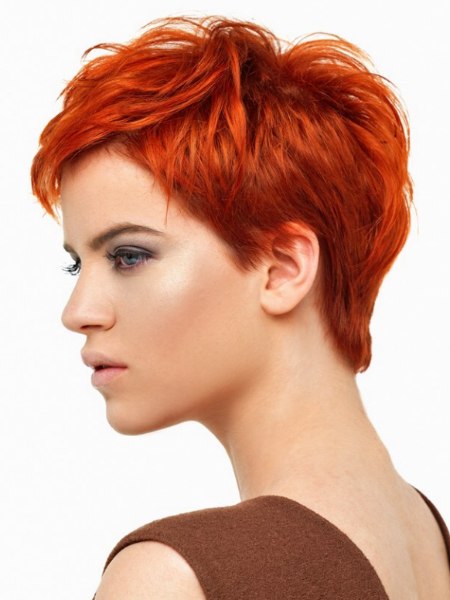 Short and very modern pixie