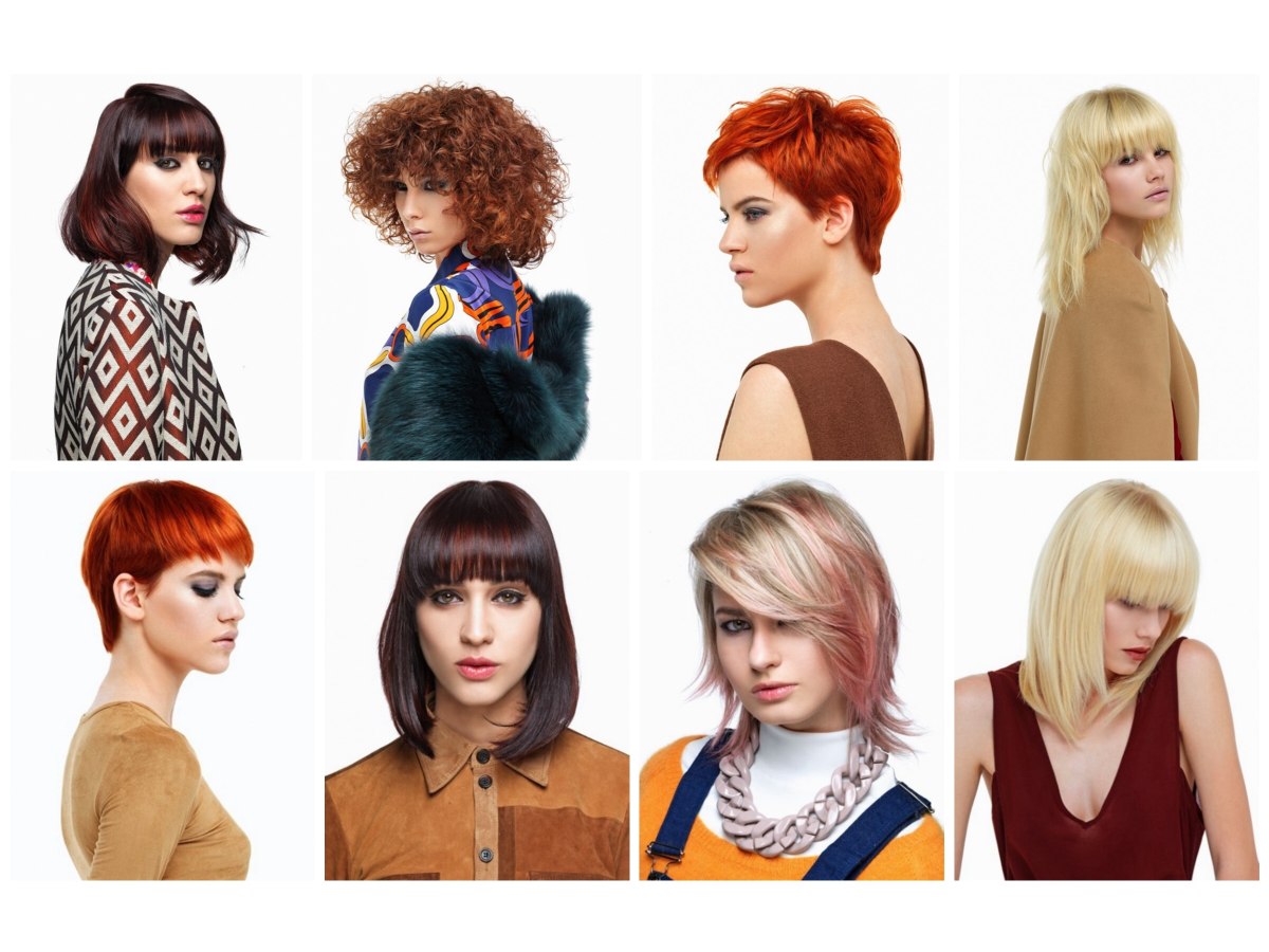 Hairstyles and clothing inspired by the 70's