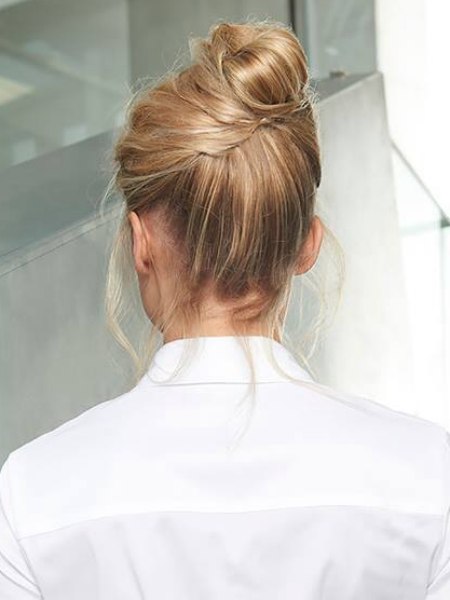 Updo with a French twist