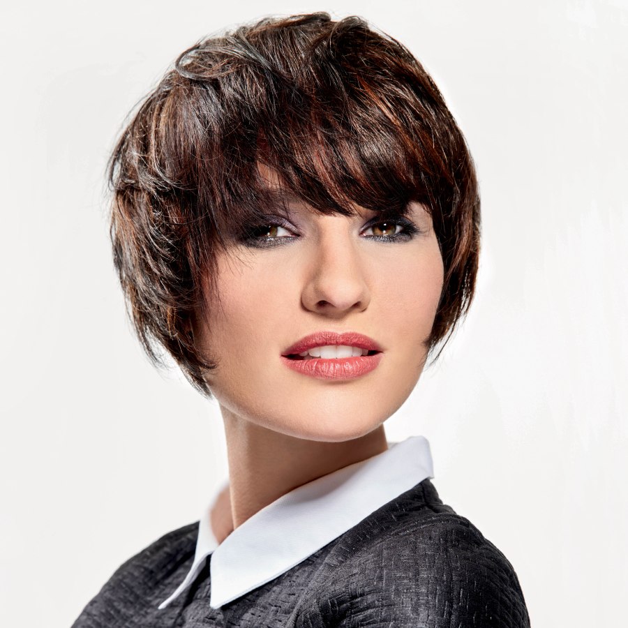 Classy hairstyles for short and medium length hair