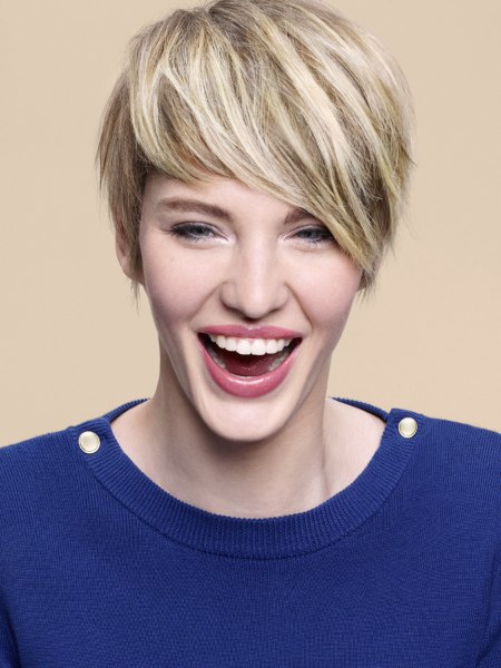 Pixie cut - Youthful with layers and bangs