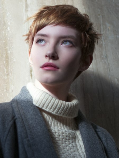 Pixie cut for red hair