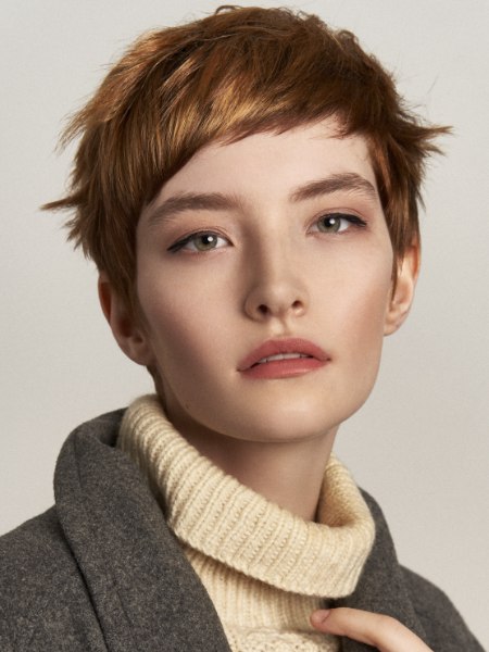 Pixie cut for the winter season