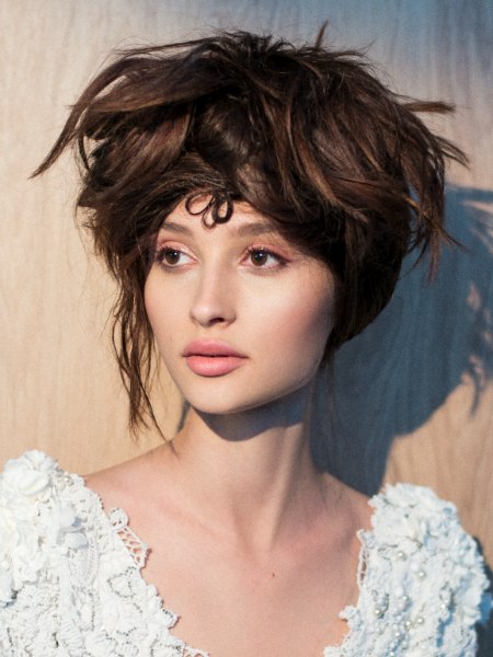 Hair updo for summer days
