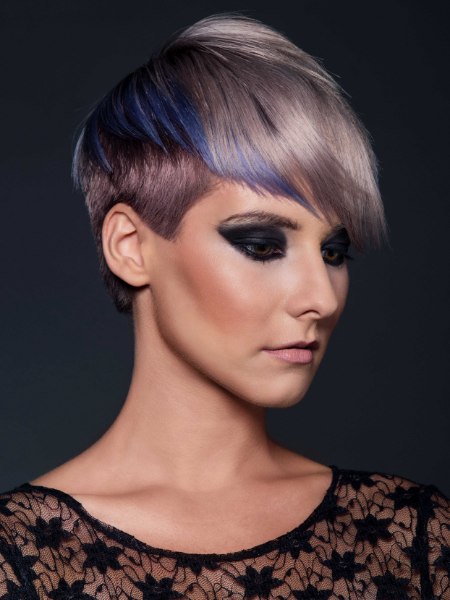 Pixie cut with very short sides