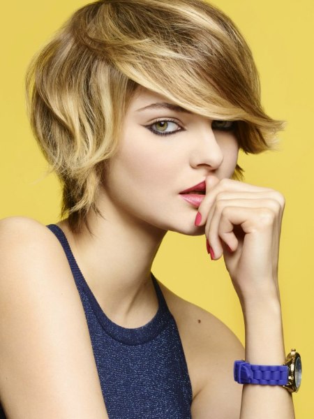 Hairstyle for when you are growing out a pixie cut
