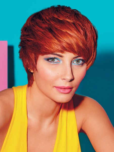 Chic and modern short hairstyle