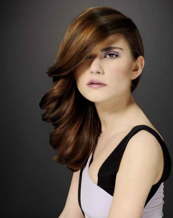 Bold and daring hairstyles with overlapping hair color tones