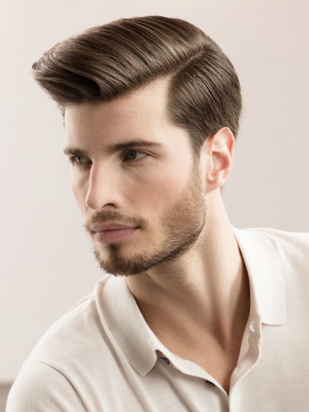 Men's haircut with a modern feel