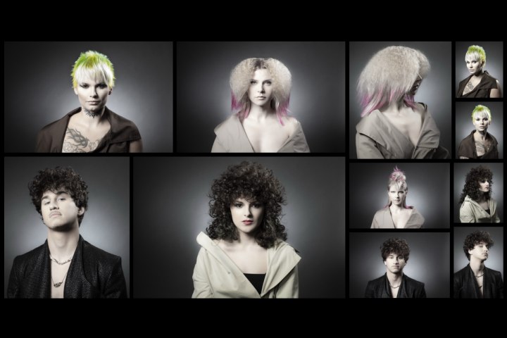 Rock and roll hair for women and men