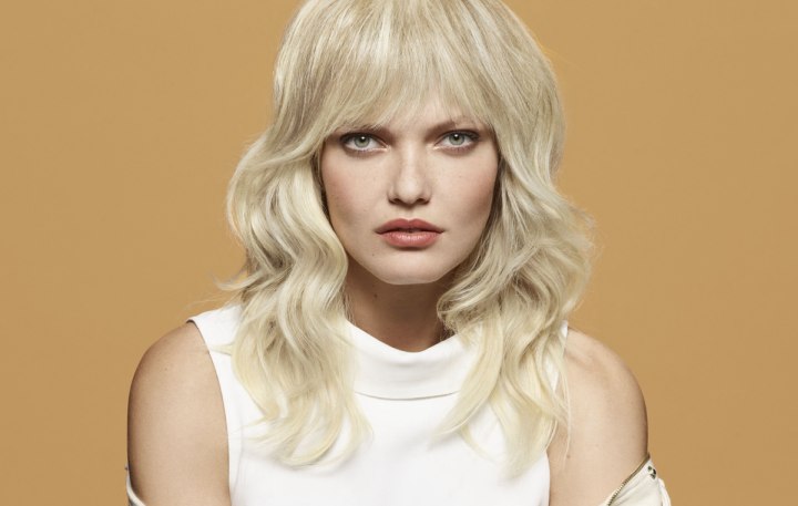 3. "Trendy Blonde Hair with Bangs Styles for 2015" - wide 3