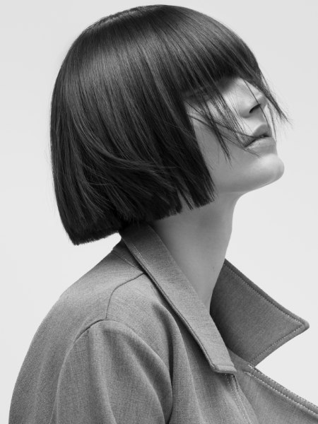 Polished blunt-cut bob