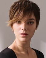 Feminine short hair