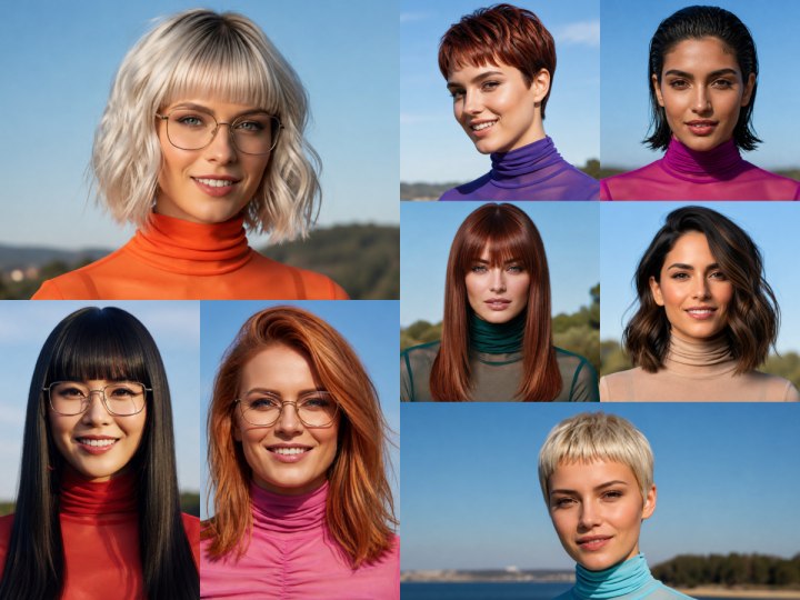 Hairstyles for early spring