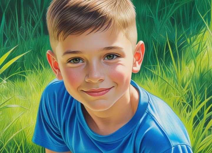 Crew cut hair for little boys