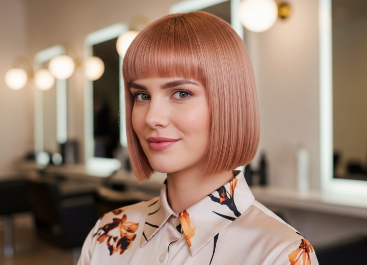 Perfect cut and color for a bob