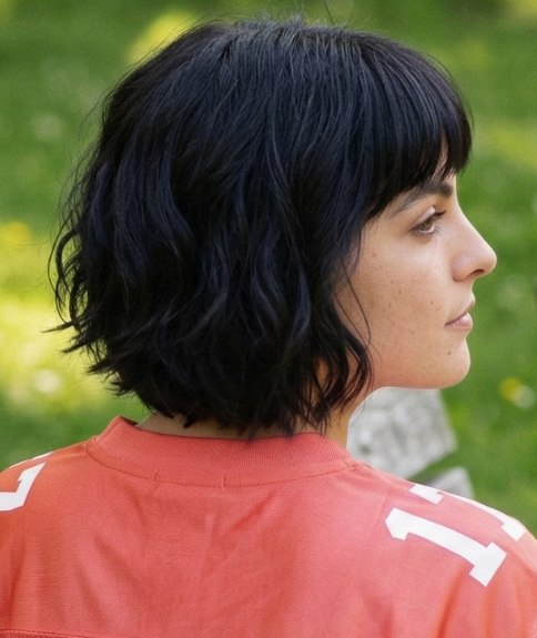 Sporty and practical bob haircut