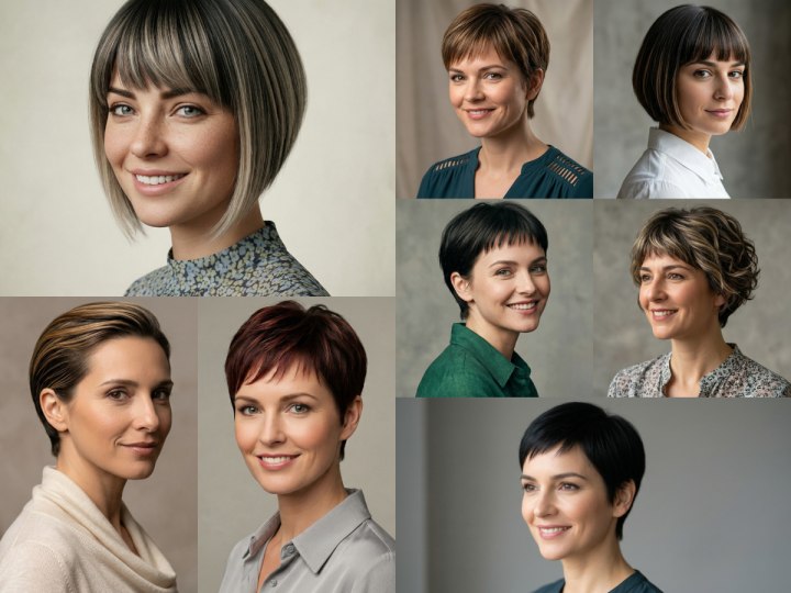 Fresh short haircuts