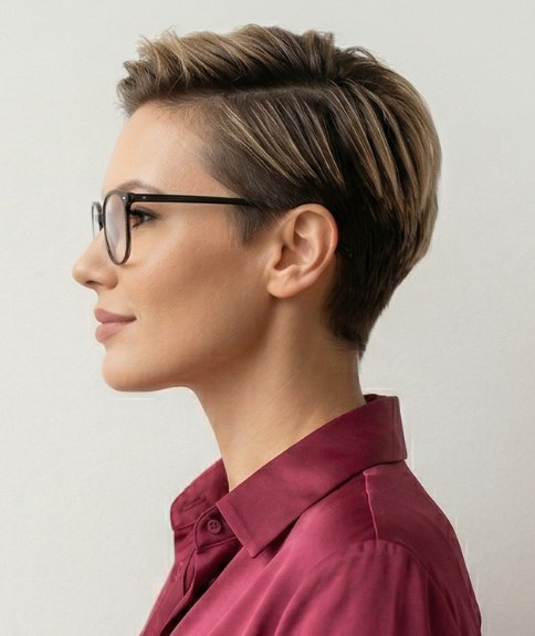 Simple to style short hair for women