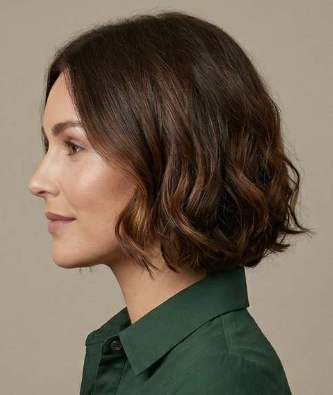 Practical bob with layering