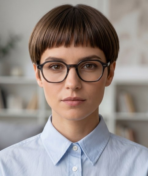 Daring, short hairstyle