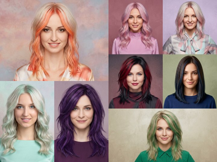 Colorful hair