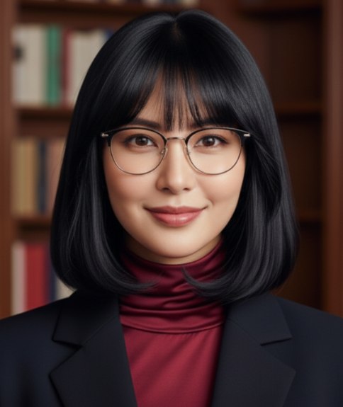 Just above the shoulders bob