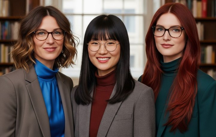 Hairstyles for today’s intellectual, stylish woman