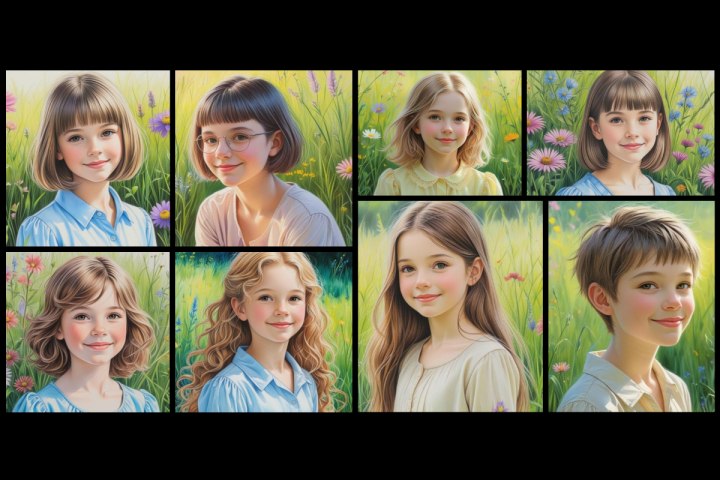 Practical hairstyles for little girls