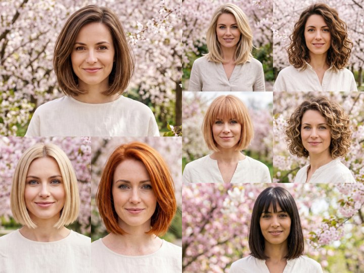 Low-risk hairstyles for spring