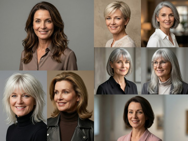 Styles for mature hair