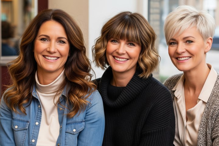Hairstyles for older women - 50-plus looks
