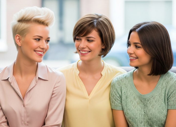 Contemporary hairstyles for spring