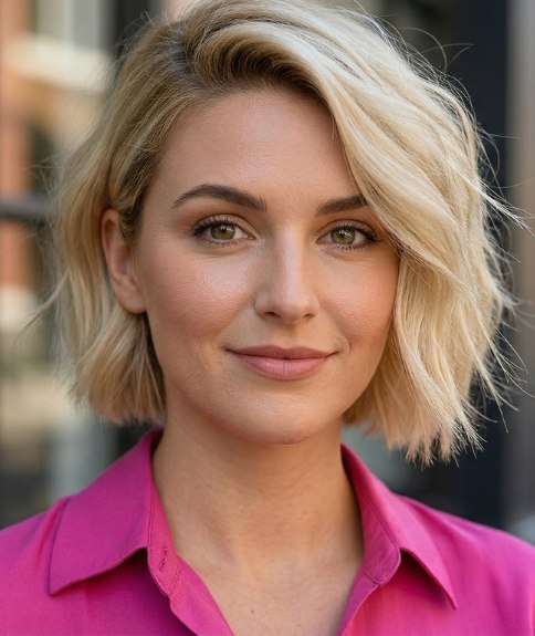 Carefree bob with volume