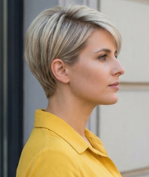 Very short yet modern hair for summer