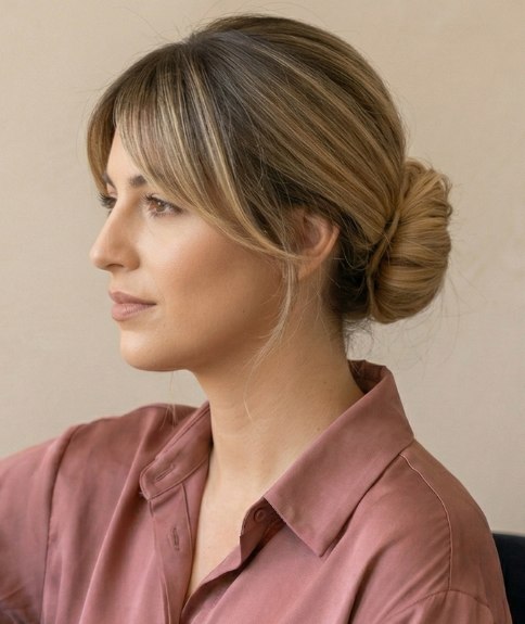 Contemporary chignon