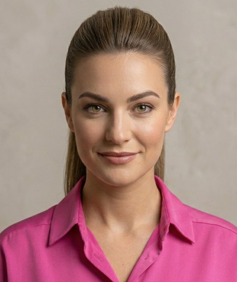 Hairstyle that makes the neck look longer