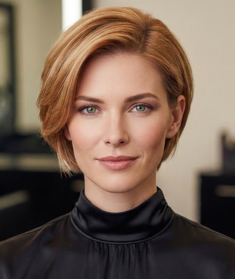 Short bob with a natural appeal
